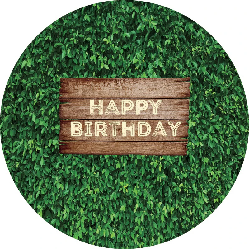 Round Happy Birthday Glitter Circle Backdrops For Photo Studio Gold Black White Silver Happy Birthday Photography Backgrounds