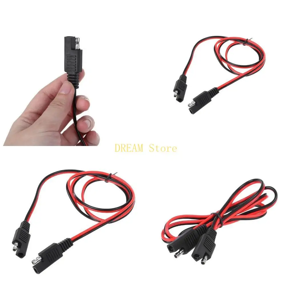 12V Bike Power Extension Cable 39.3in SAE 2 Pin Quick Release Disconnect Plug Heavy Duty Extension Cord best sale