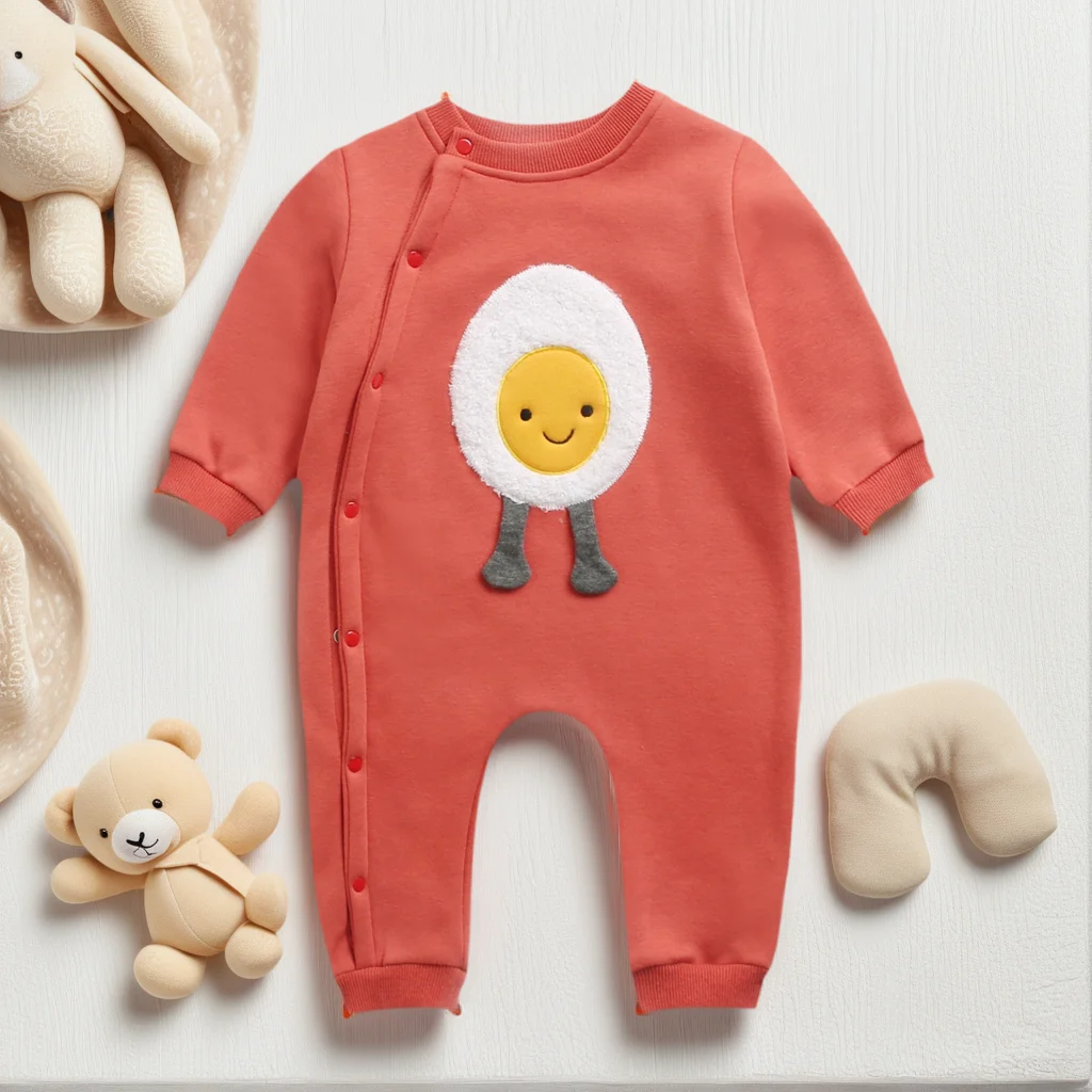 

Sanlutoz Fashion Warm Cotton Winter Baby Boys Girls Autumn Clothing Long Sleeve Cute Toddler Rompers