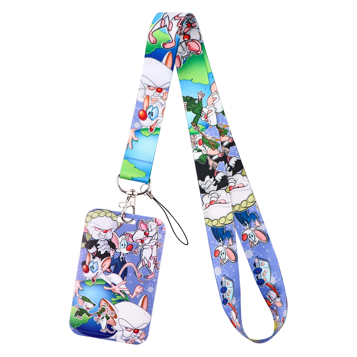 LB2133 Axolotl Cartoon Neck Strap Lanyards for Key ID Card Gym Cell Phone Strap USB Badge Holder Rope Pendant Key Chain Gift