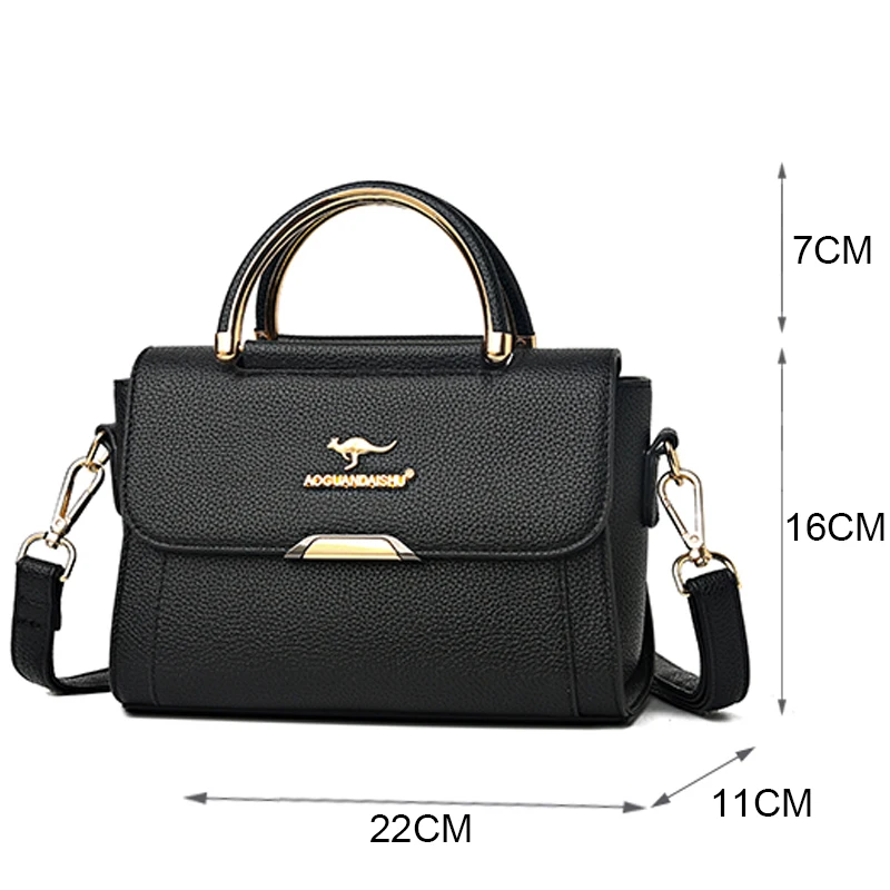 Luxury Handbags Women Bags Designer High Quality Soft Leather Crossbody Shoulder Bag 2023 Sac Brand Purses Casual Tote Bag Bolsa