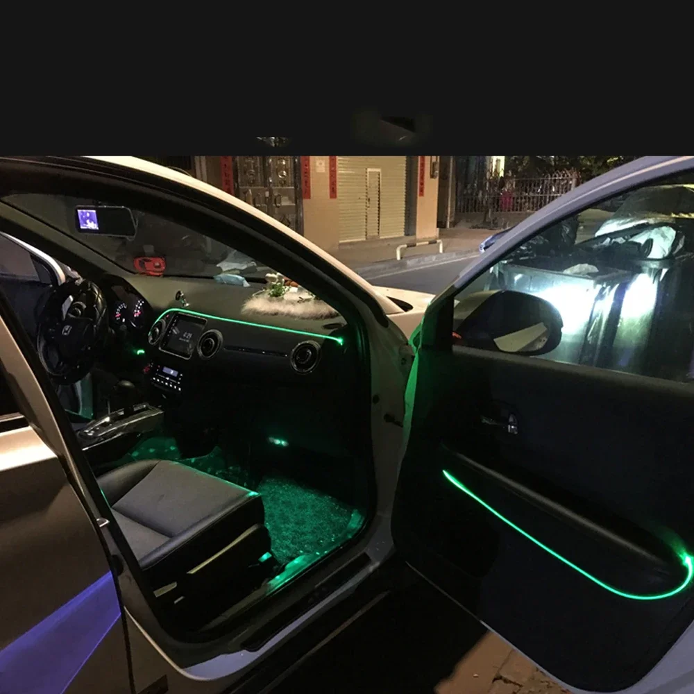 For Honda 64 color LED ambient light for Vezel XRV 2015-2021 ambient lamp illuminated car Styling Switch button control color