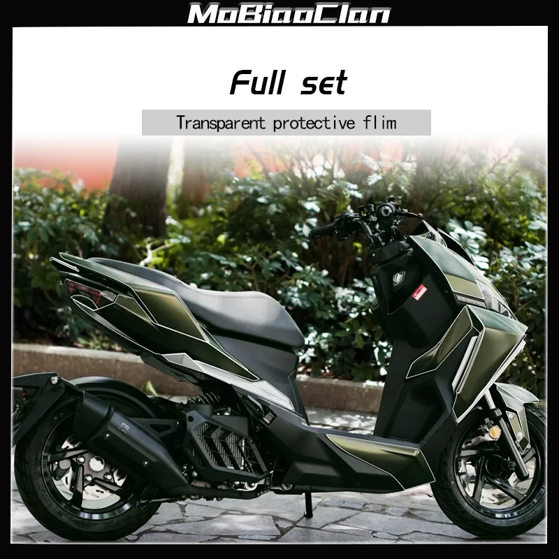 Per SYM DRG150 drg150 2025 Accessori di Modifica TPU Invisibile Copertura Auto Corpo Trasparente Pellicola Protettiva Serbatoio Carburante Adesivo