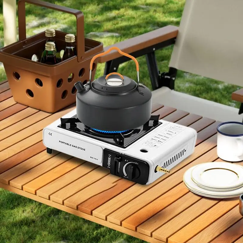 

Camping Stove Portable Camp Grill Single Burner Small Heat Resistant Heater For Backpacking Hiking Patio Campfire Cooking