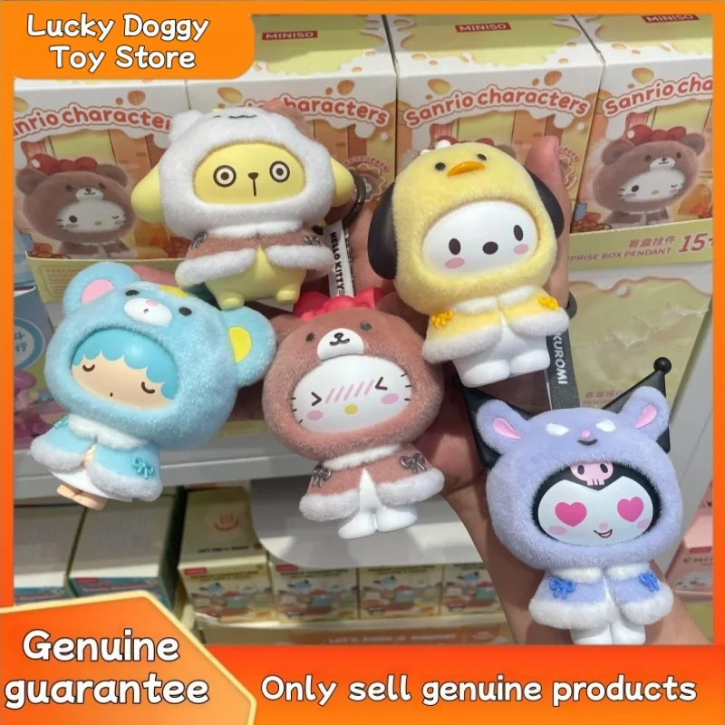 جديد الأصلي ليتل كيب سلسلة صندوق أعمى Kuromi Kt توافدوا المفاتيح الوجه تغيير لعبة الموضة حقيبة سحر لطيف هدية الكريسماس