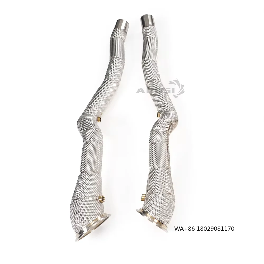 

Выхлопная труба (даунпайп) для F12 6.3V12 2012-2017: Идеально адаптированная для повышения производительности