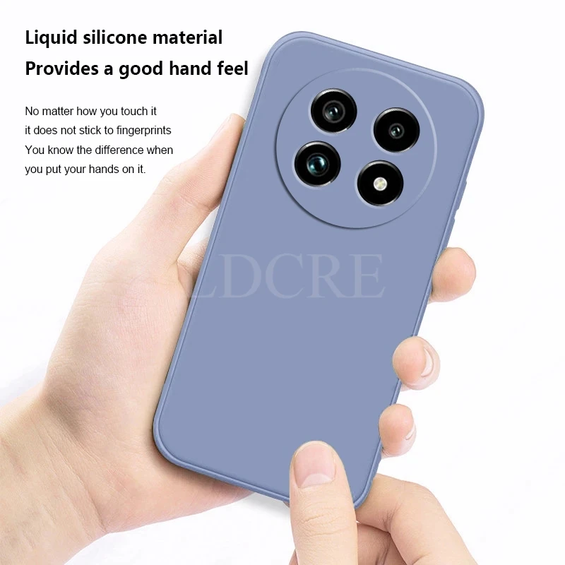 For Realme 13 Pro Plus Case Liquid Silicone Protective Realme 13 Pro Plus Case TPU Plain Rubber Phone Case Realme 13 Pro Cover