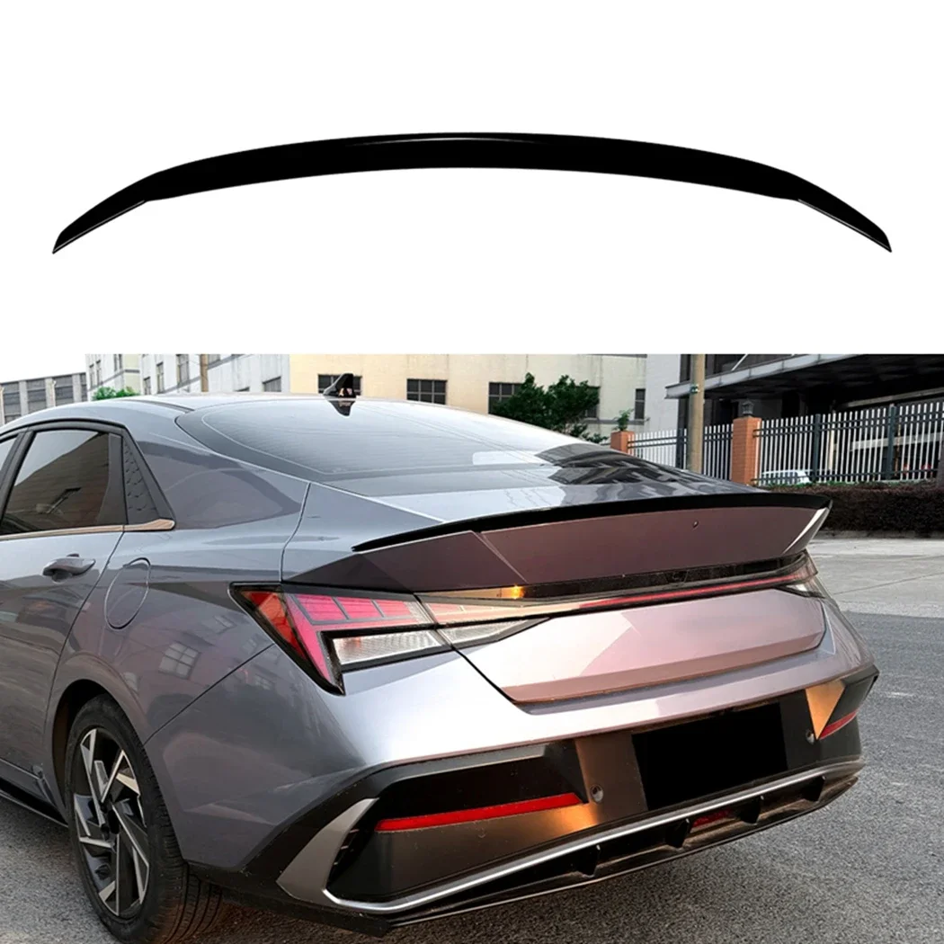 For Hyundai Elantra MK7 2021+ N Line-style Gloss Black Car Rear Wing Rear Wing Spoiler Cars Accessories