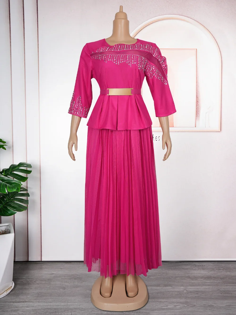 

Elegant African Dresses for Women 2025 New Africa Clothing Plus Size Turkey Wedding Party Long Dress Dashiki Ankara Outfits Robe