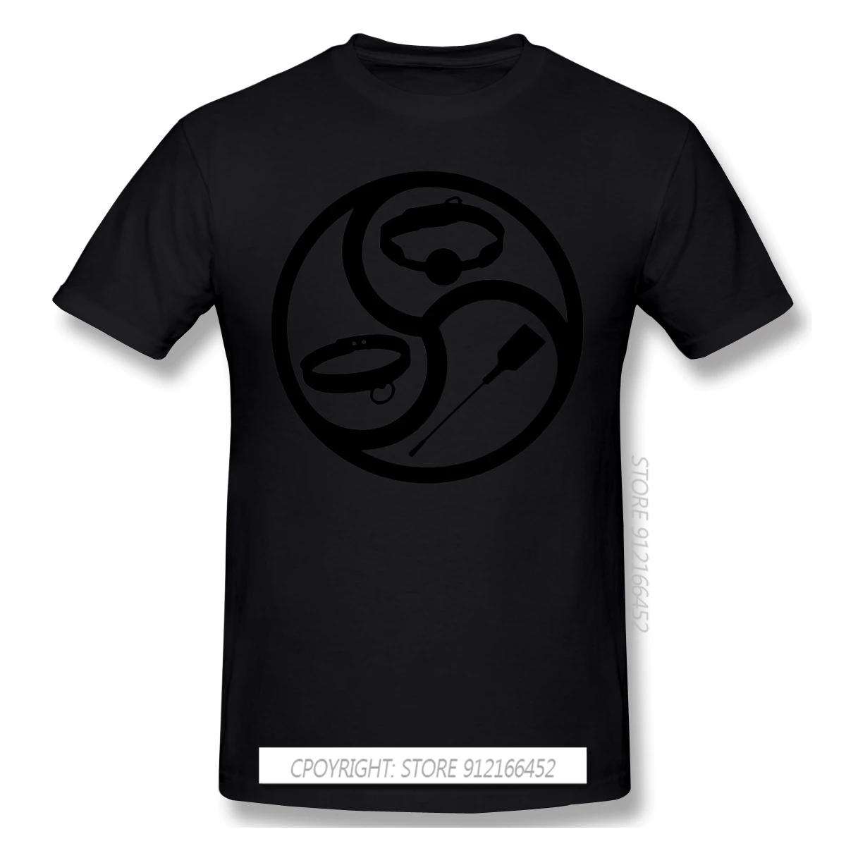 BDSM Life BDSM And Kink Symbol T Shirt Submissive Slave Master Sexy Sub Tees Shirt 100% Cotton Top