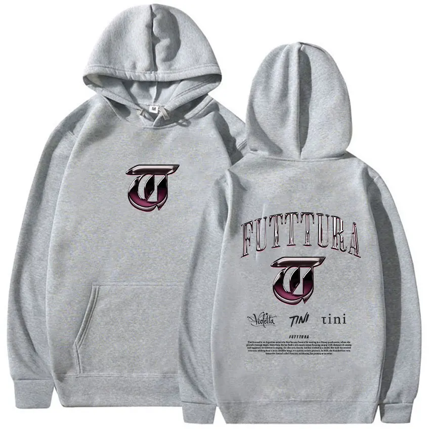 TINI STOESSEL Futtura Tour Album 2025 Graphic Hoodie Unisex Fashion Harajuku Style Sweatshirts Retro Oversized Long Sleeve Hoody