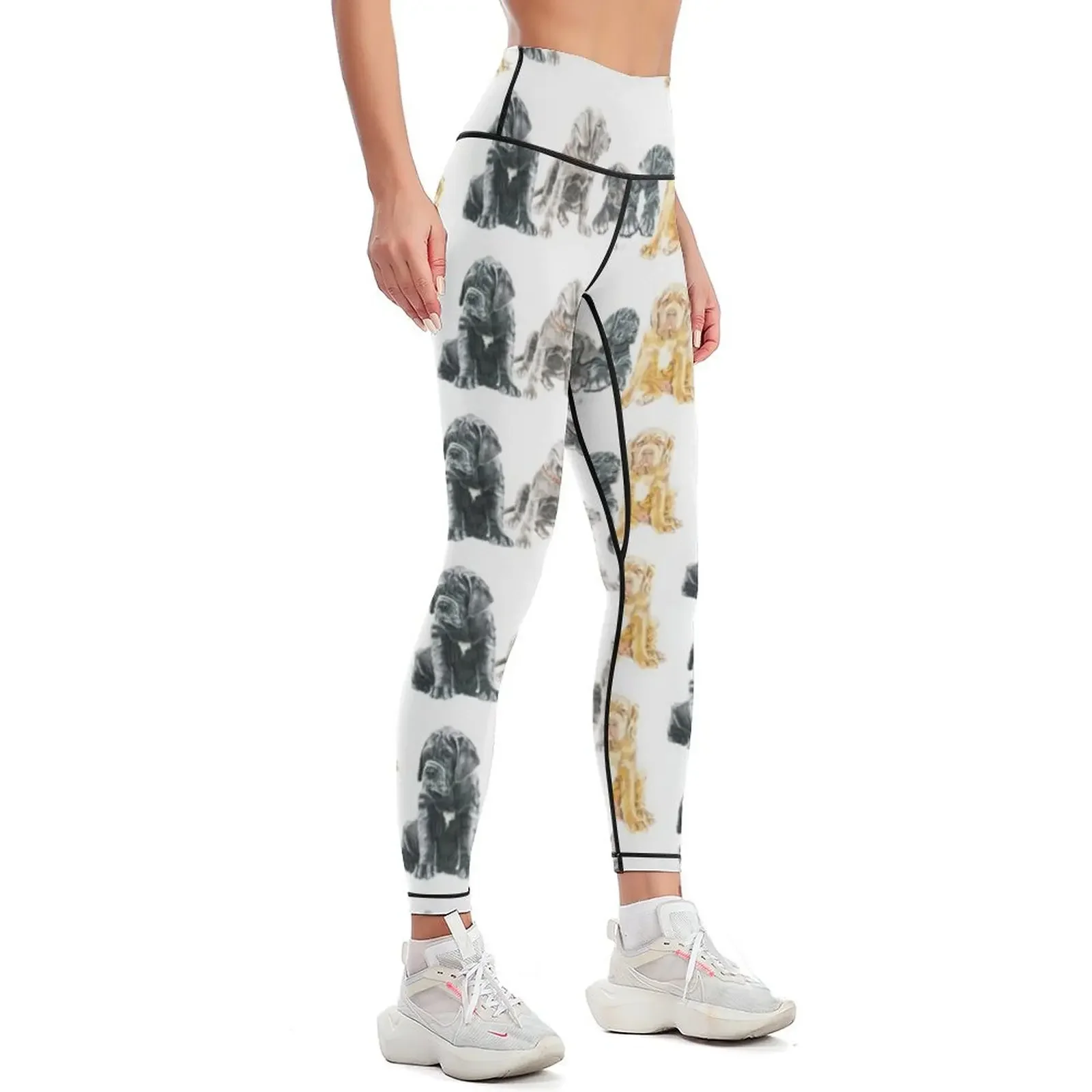 Neapolitan Mastiff Puppies Leggings for physical gym sportswear woman Womens Leggings