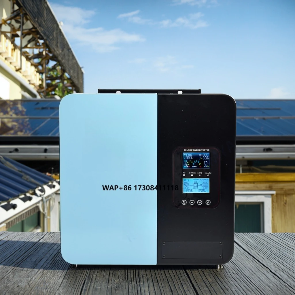 3KW 12V 24V 48V 60V 72V 96V Output 110V/220VAC Off-grid Pure Sine Wave Hybrid Solar Inverter with 60A MPPT for Home Use
