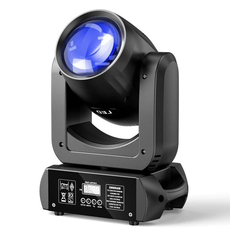 150W large steel cannon beam of moving head light pattern light colorful rotating KTV clear bar stage light