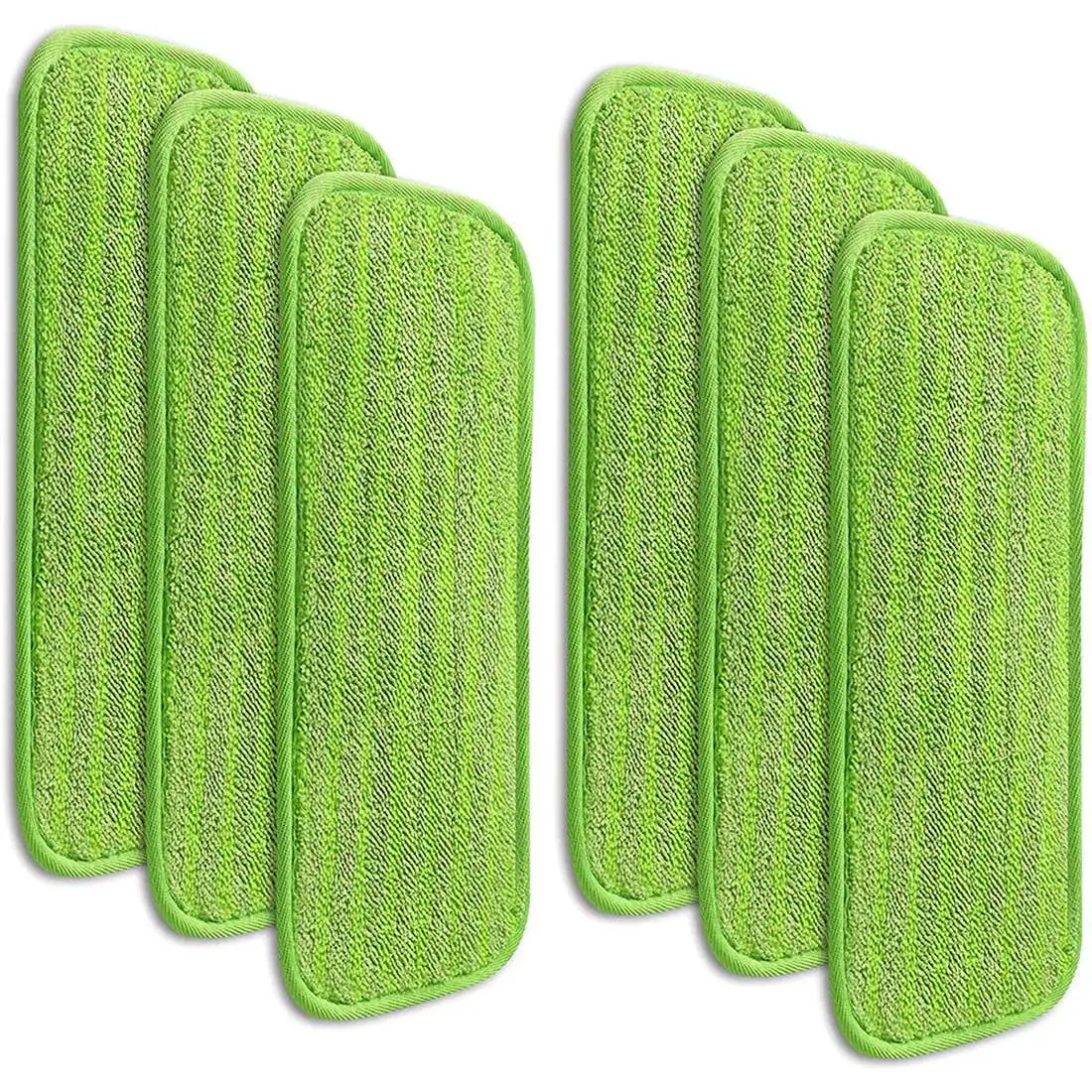Steam mop accessories 6 Washable/Reusable Microfiber Mop Pads Compatible with Swiffer Wet Jet