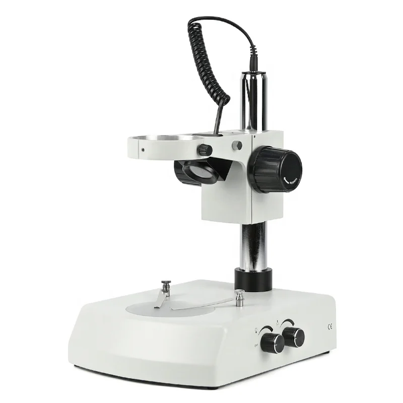 

D2 Microscope Post Stand With 76mm Coarse Focus And Top And Bottom LED Light (Dimmable)