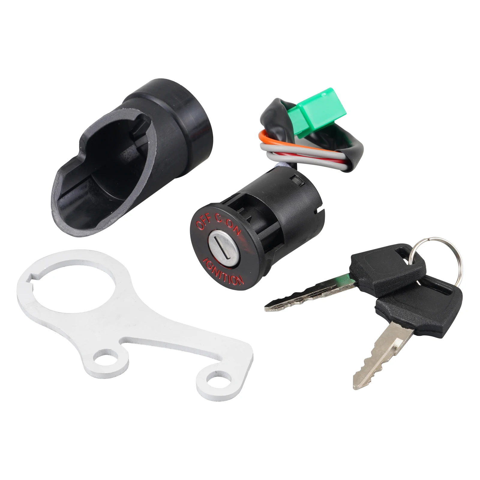 NICECNC For Suzuki DRZ400S DRZ400SM DRZ400 S SM 2000-2024 2023 2022 2021 Ignition Key Switch Gas Cap Lock Set Metals & Plastics