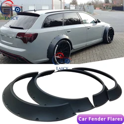 LAICY for Au di TT RS A3 A4 A5 A6 Avant Fender Flares Wide Body Kit Wheel Arches Protector Cover Mudguards Car Accessories