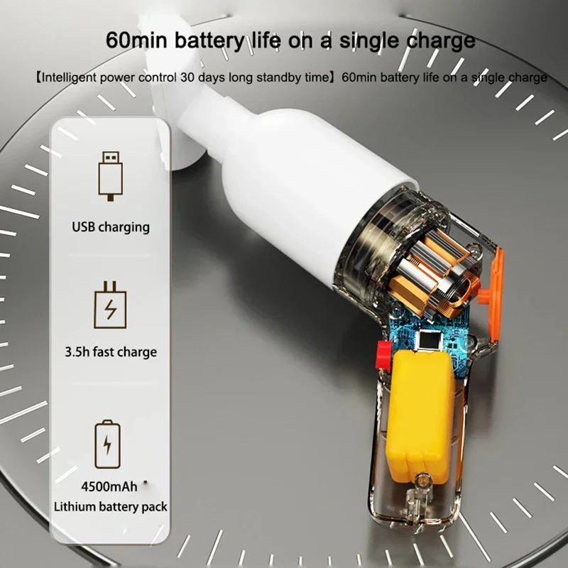 الأجهزة المنزلية سيارة مكنسة كهربائية شحن لاسلكي سيارة صغيرة محمولة خاصة عالية الطاقة قوة شفط قوية للغاية في كاليفورنيا