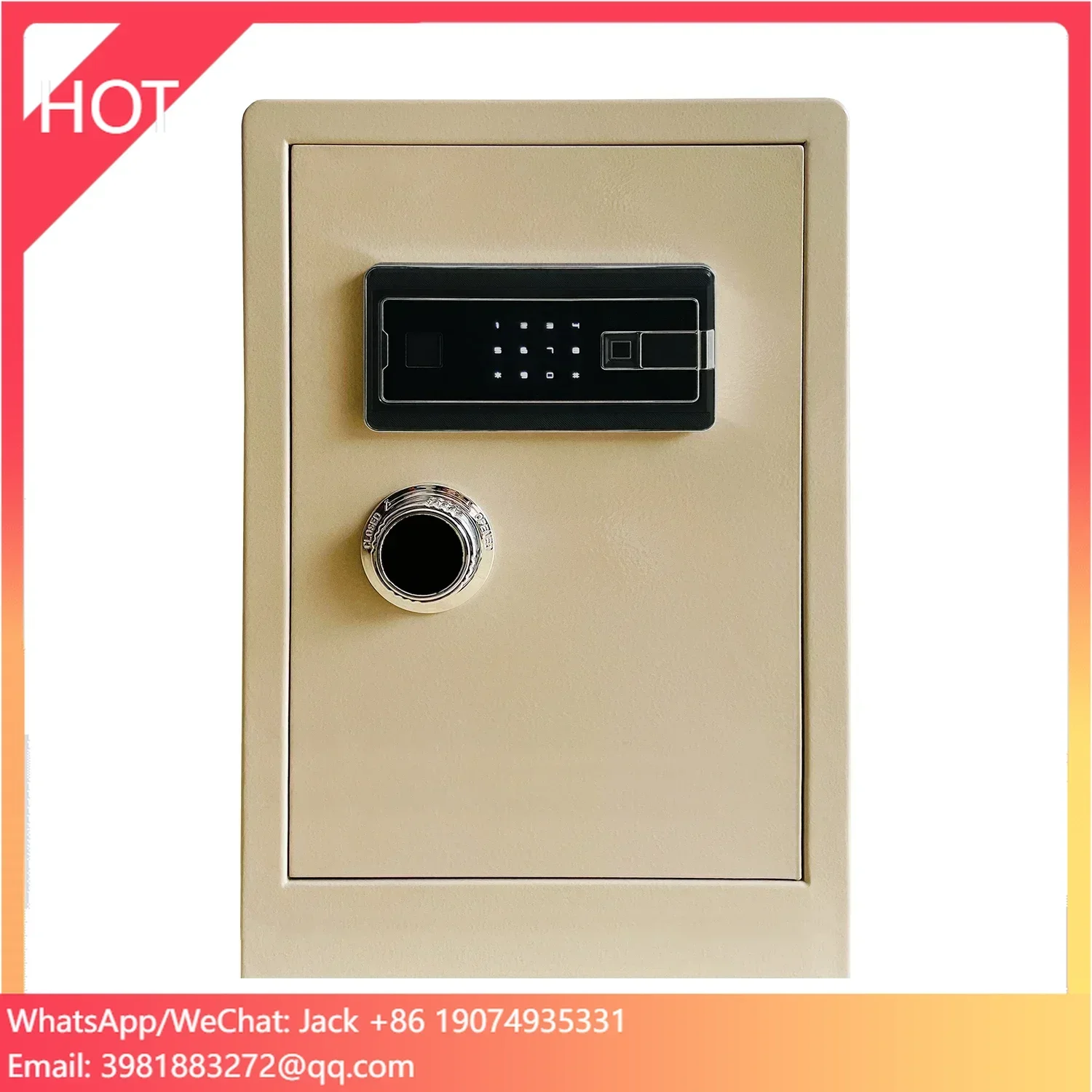 

High Quality Large Steel Electronic Security Password Digital Deposit Safe Lock Home Money Cabinet Safe Box
