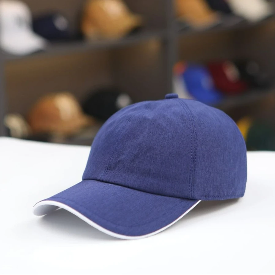 New Fashion Linen Hat Cap Spring and Summer Thin Casual Embroidery Breathable Comfortable Sun Protection Visors