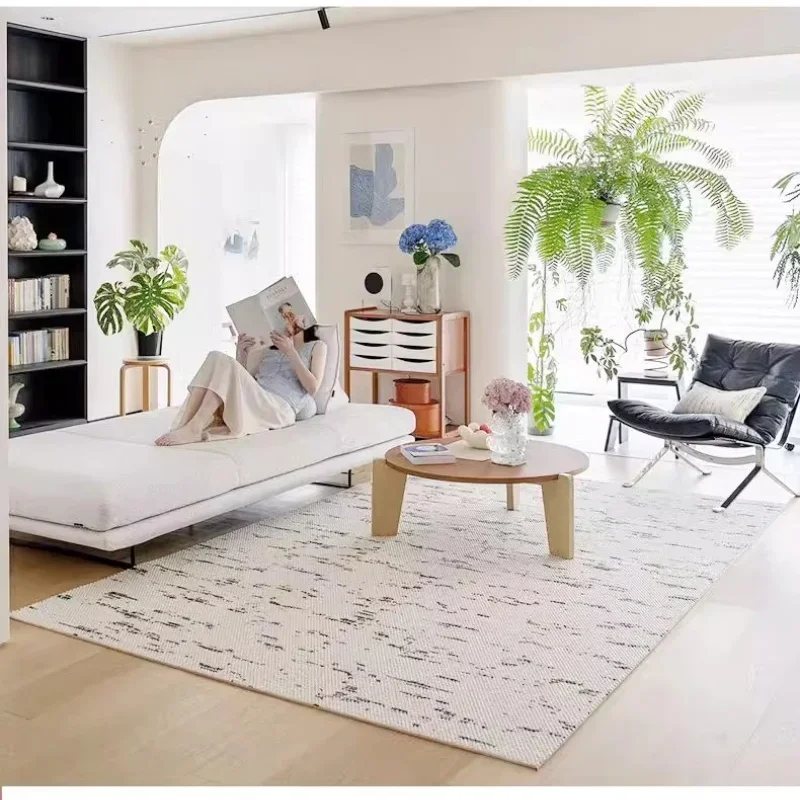 سجادة كبيرة من الأرز السويسري ، صوف مستورد ، فرنسي ، بسيط ، غرفة معيشة ، فاخرة خفيفة ، غرفة نوم ممتازة ، سجادة دراسة ، قصر حديث ، 400 × 500 سم