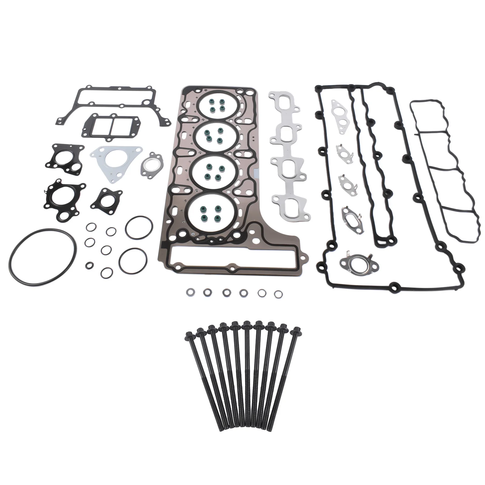 AP02 Cylinder Head Gasket Set + Bolts screws A6510160569 for MERCEDES C-Class Sprinter W204 S204 W212 S212 OM651 651.911 651.940