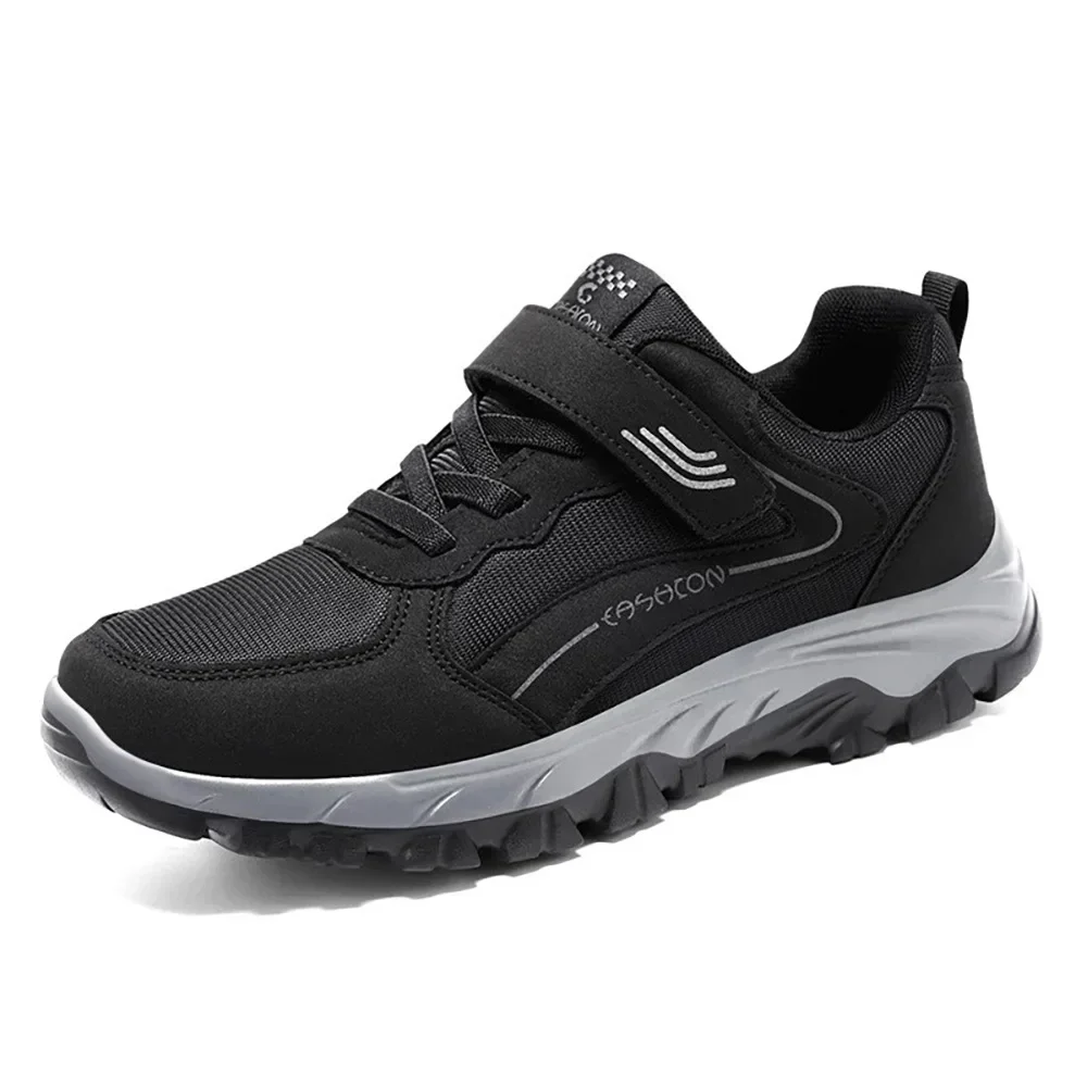 Middle Aged And Elderly Sports Shoes Sneakers For Man And Women 2024 Spring New Casual Couple's Velcro Walking Shoes