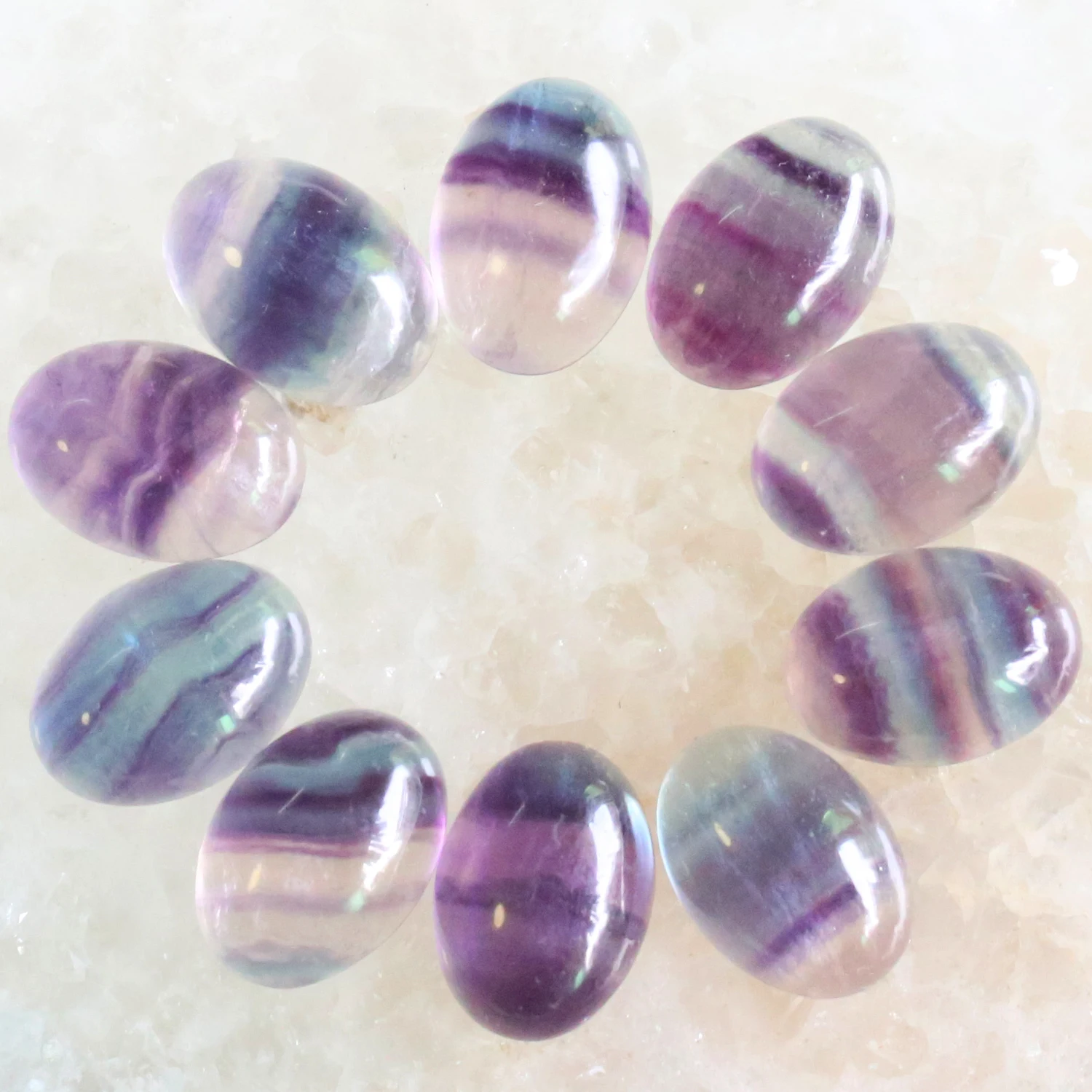 18x13MM Oval Natural Lapis Zoisite Crystal CAB Cabochon For Making Neckalce Pendant Earrings 10Pcs