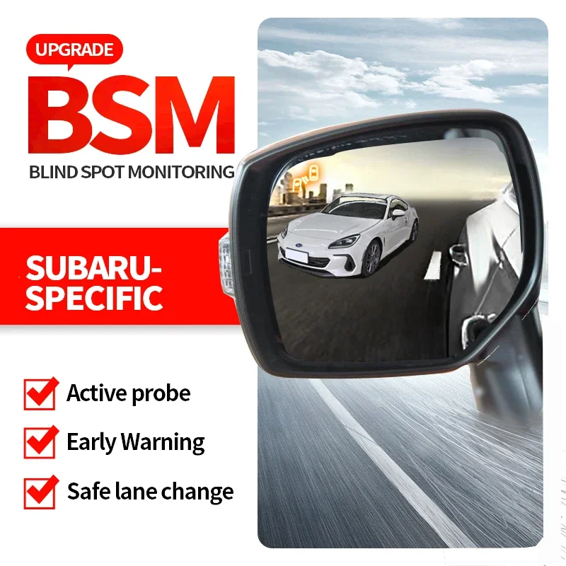 For Subaru 77Ghz 24Ghz Radar Car Blind Spot Mirror Radar Detection System BSA BSM Monitor Change Assist Parking Radar Warning