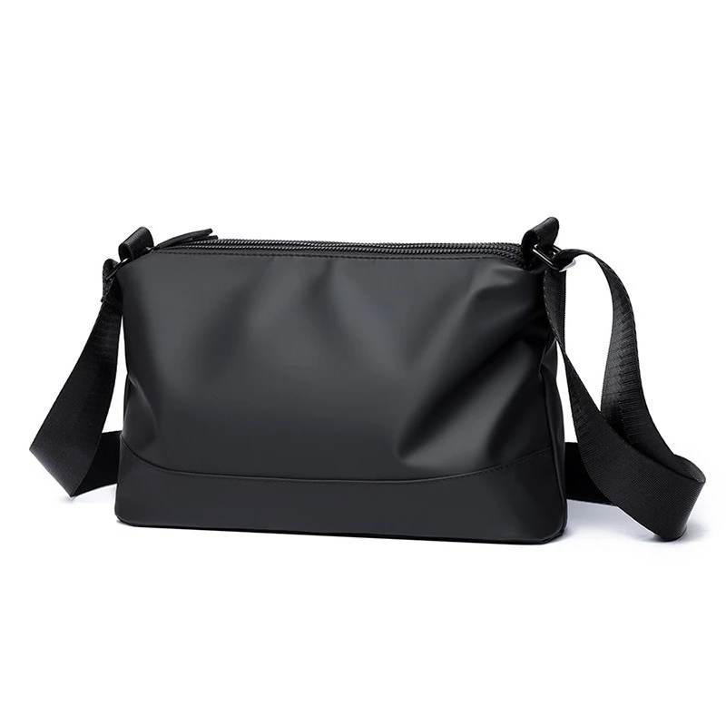 New casual men's shoulder bag lightweight black versatile commuter men's  messenger