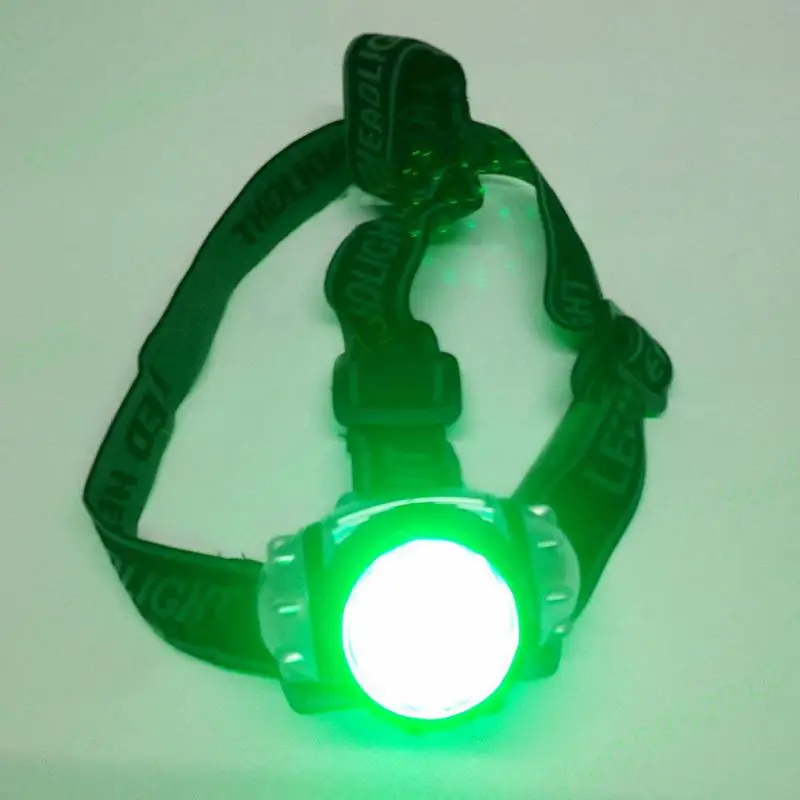 19 LED High Intensity Green Head Light Hydroponics Horticulture Grow Room Headlamp