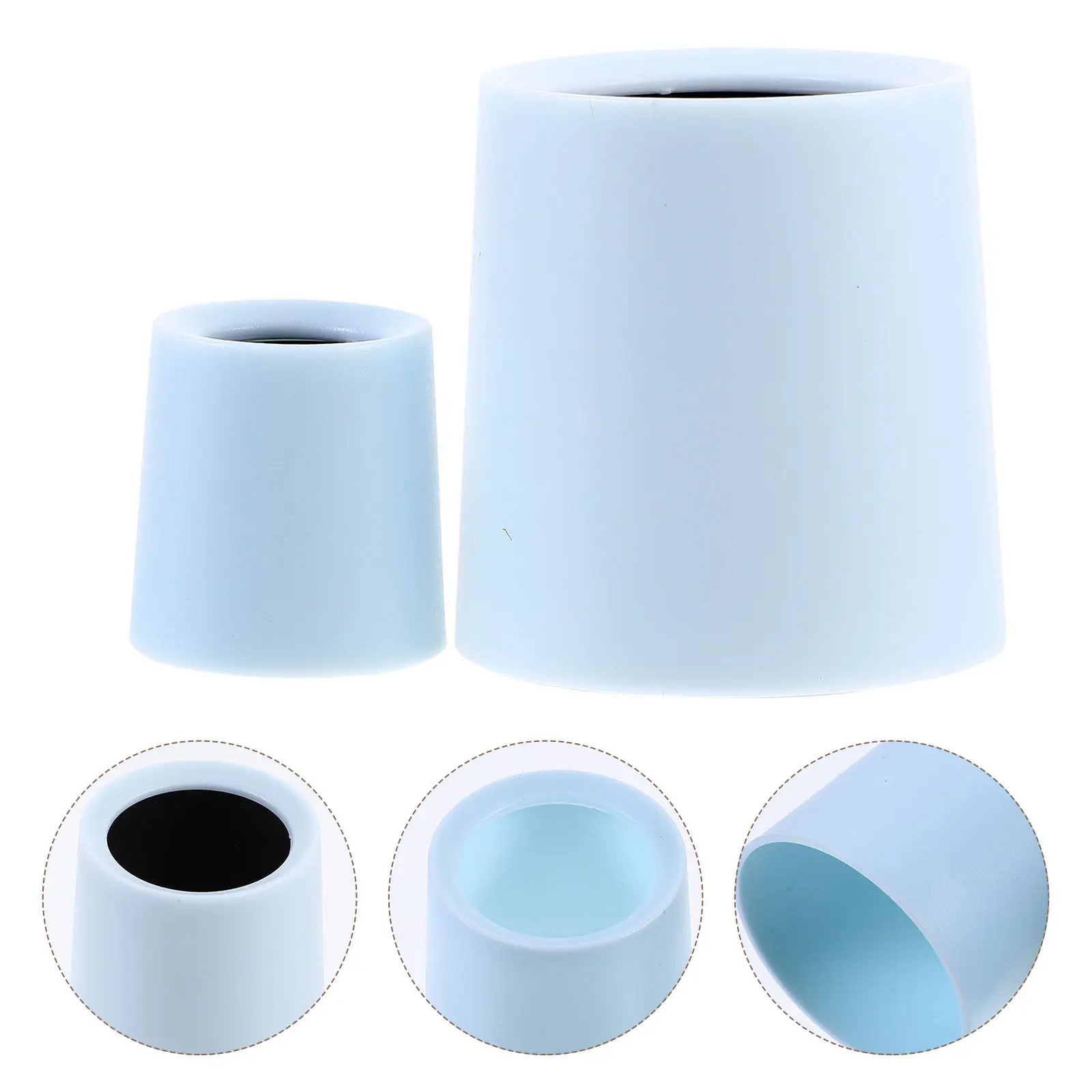 

2Pcs Miniature Trash Can House Garbage Bin Small Waste Containers for Sand Table DIY Mini House Supplies Decorative Garbage Cans