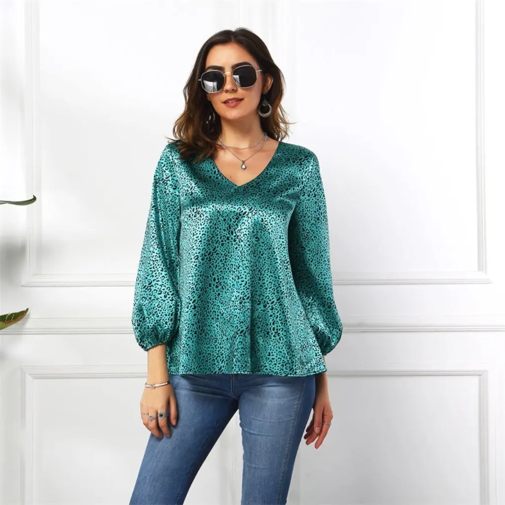 

Women's Printed Casual T-shirt Loose Fit Top for Europe And America Fashion