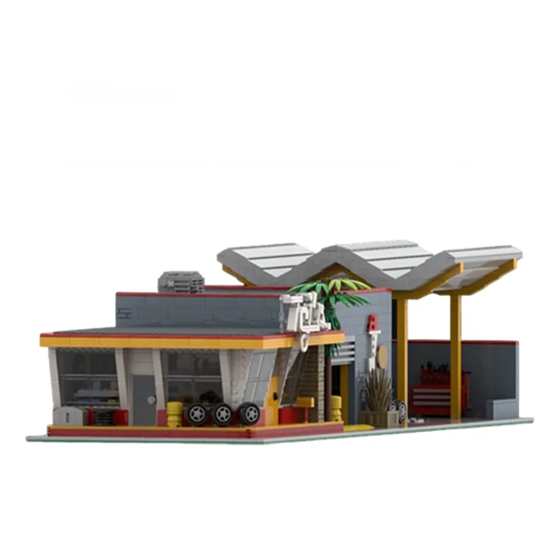 3473pcs MOC Tej S Garage 2 Fast Furious Display Sets Model Building Blocks Construction Toys Christmas Gifts Brick Idea Kids