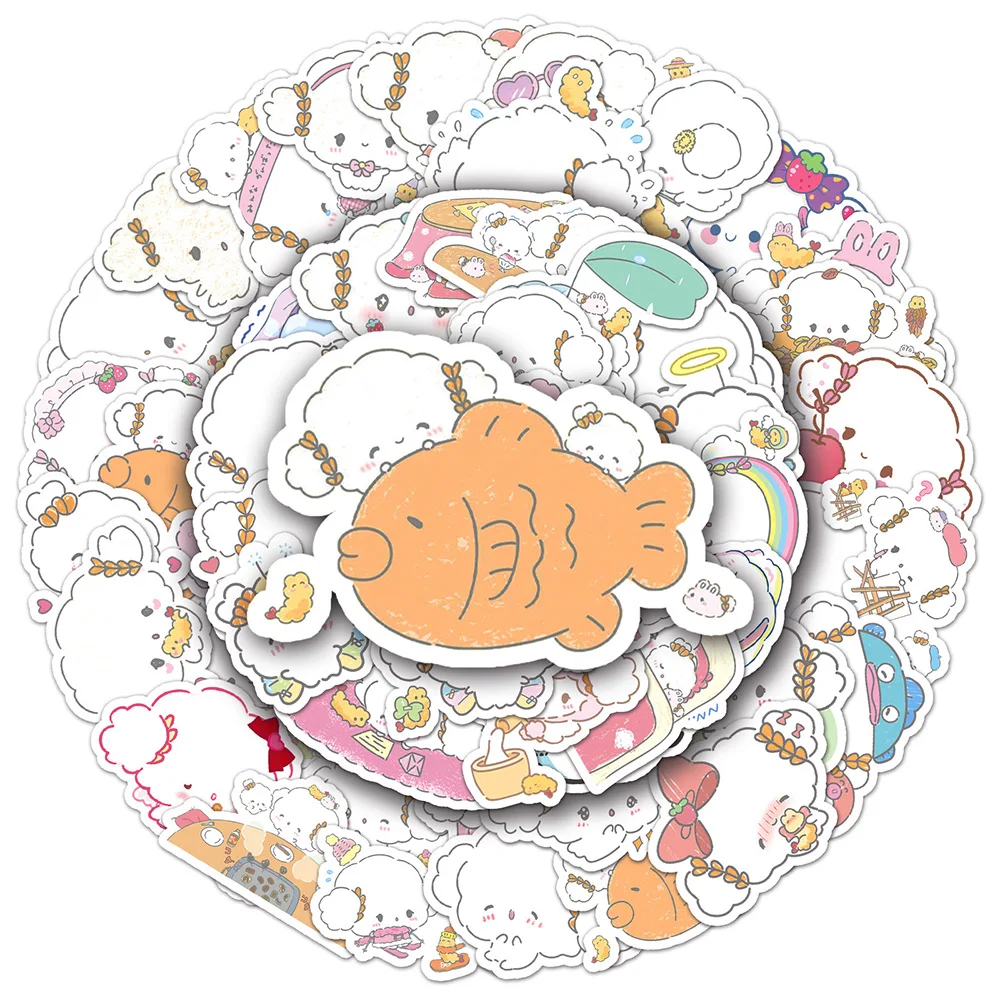 

10/30/50pcs Cute Sanrio Cogimyun Graffiti Stickers Anime Decals Toys Waterproof Phone Case Scrapbooking Car Vinyl Sticker Packs