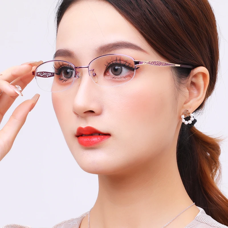 Photochromic Progressive Multifocus Reading Glasses for Women, anti eyestrain,computer reading glasses,TV Glasses