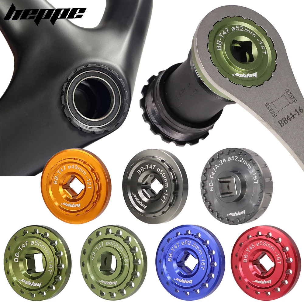 Kit de Herramientas para Instalar y Extraer el Pedalier de Bicicleta HEPPE T47, Herramienta de Reparación para Pedalier SRAM/PRAXIS/COLNAGO/HSCER/T45/T47 BB