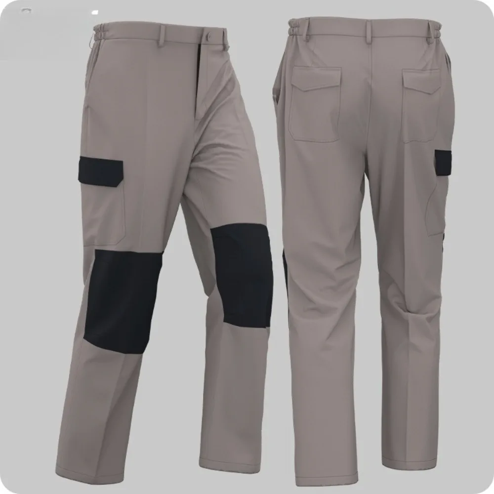 

Men's Color - Blocked Work Pants, the First Choice for Multi - Pocket Work Pants in Auto Repair and Electrician Workshops