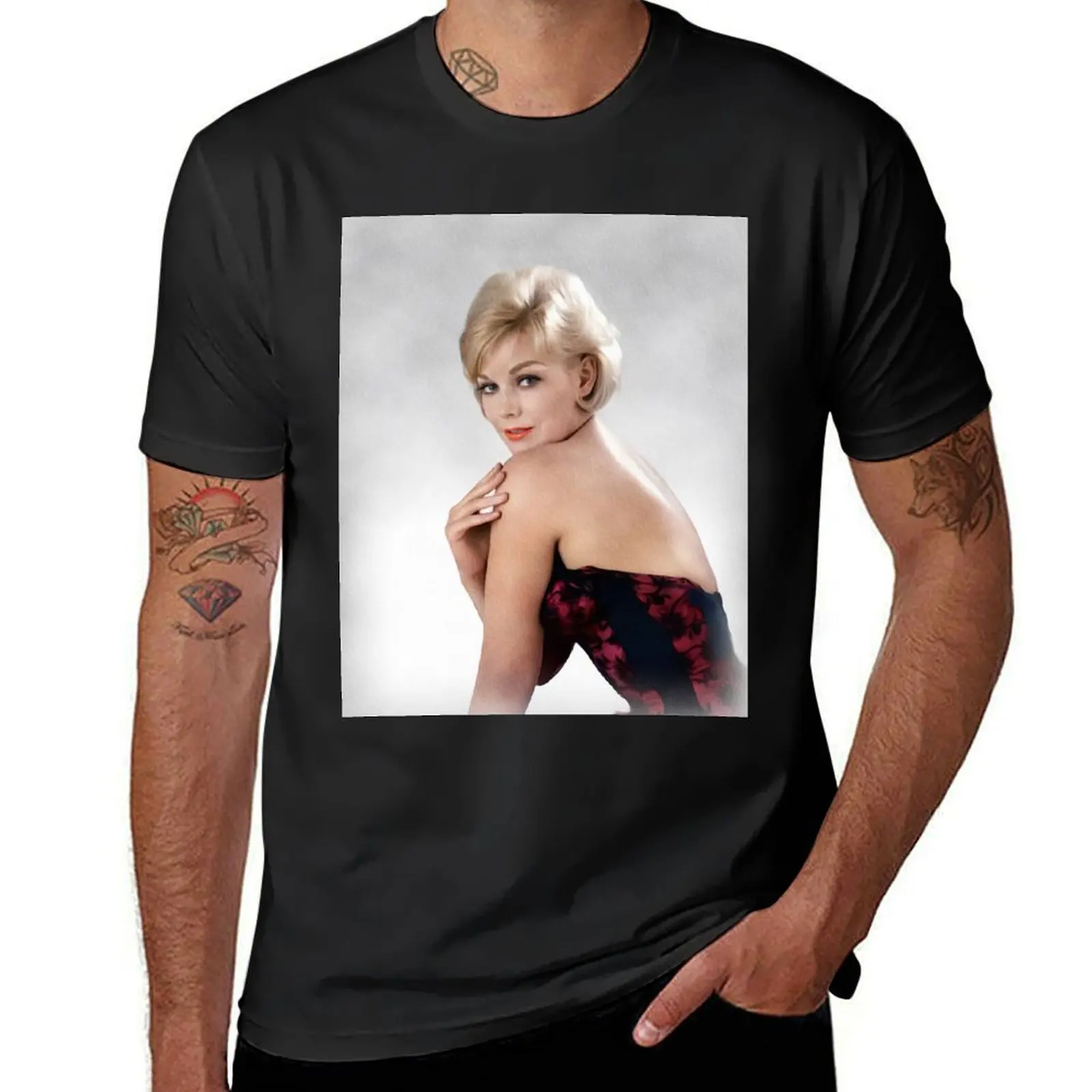 Kim Novak, Actress T-Shirt sweat new edition vintage mens vintage t shirts