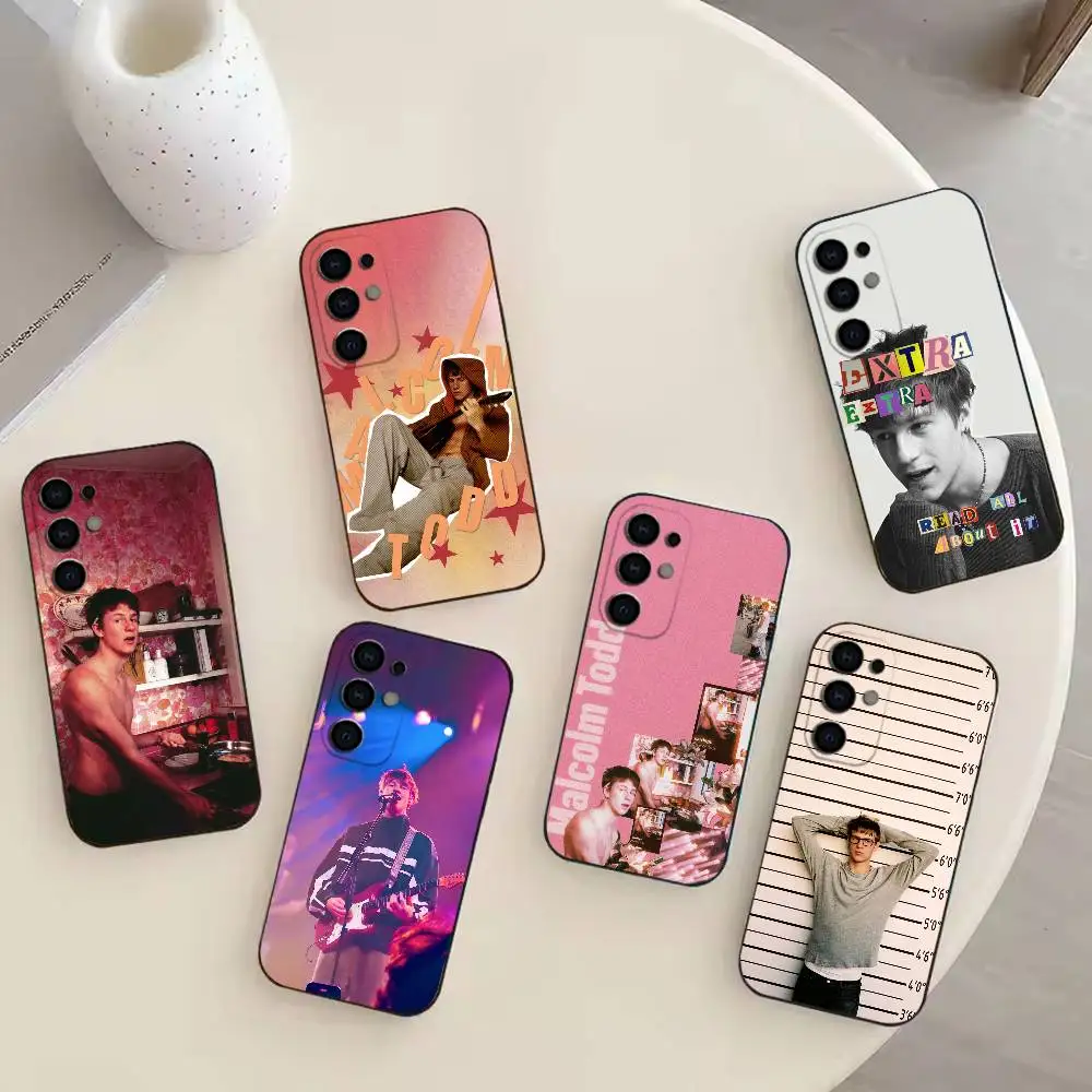 Earrings Singer M-Malcolm Todd phone Case For Samsung S26,25,24,21,22,23,30,20,Ultra,Plus,Fe,Lite Black Soft Cover