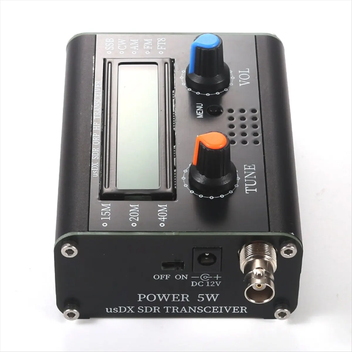 ABAN 5W UsDX SDR QRP Transceiver QCX-SSB to SSB 3-Band All Mode HF Transceiver with Handheld Microphone