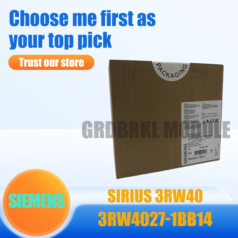 Новый оригинальный плавный пускатель SIEMENS 3RW4027-1BB14 3RW4038-1BB14 SIRIUS