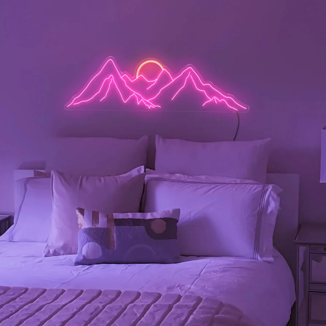 

Mountain Neon Sign Mountain Wall Art Decor Neon Sign
