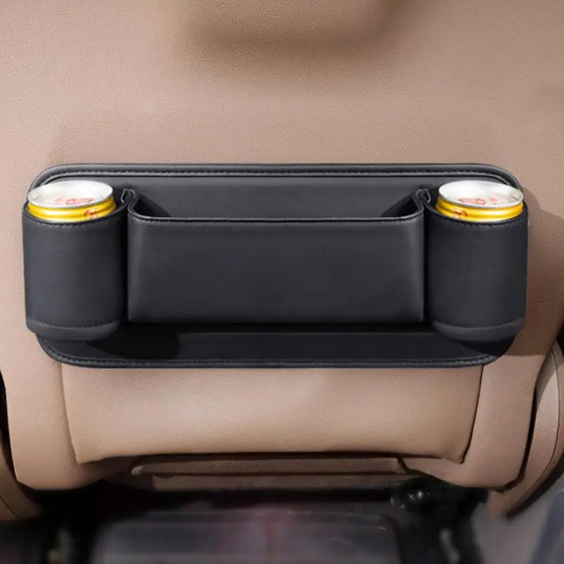 Rear Seat Storage Bag Car Snack Organizer High-Capacity Seat Back Pouch Storage Handbag Holder Space Saving Car Storage