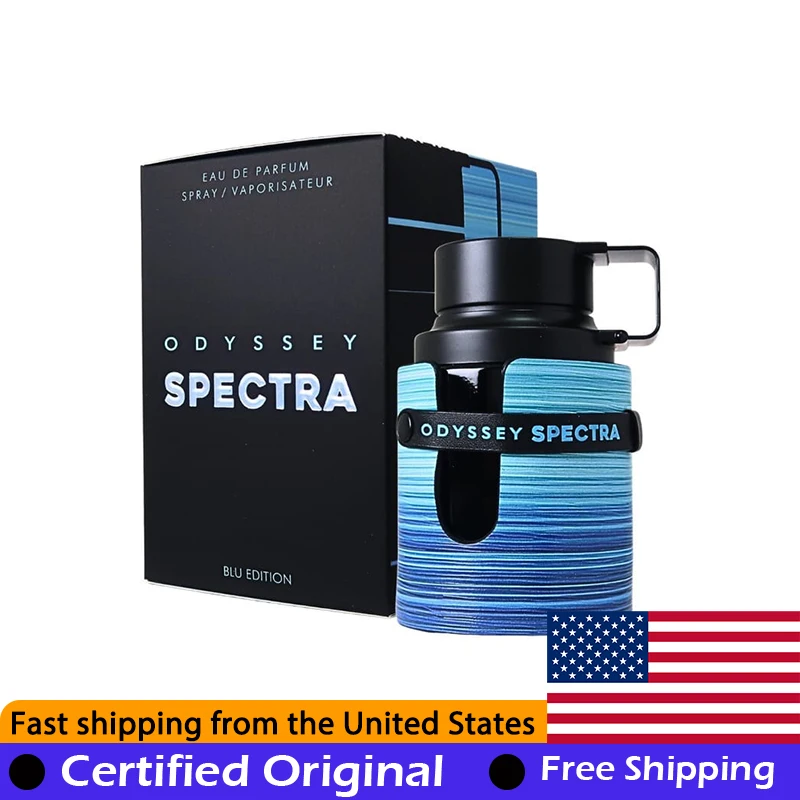 

Armaf Odyssey Spectra Blue Edition Eau de Parfum 3.4 Oz Lasting Oriental Spicy Pheromones Perfume 100 ML Original Arab Perfumes