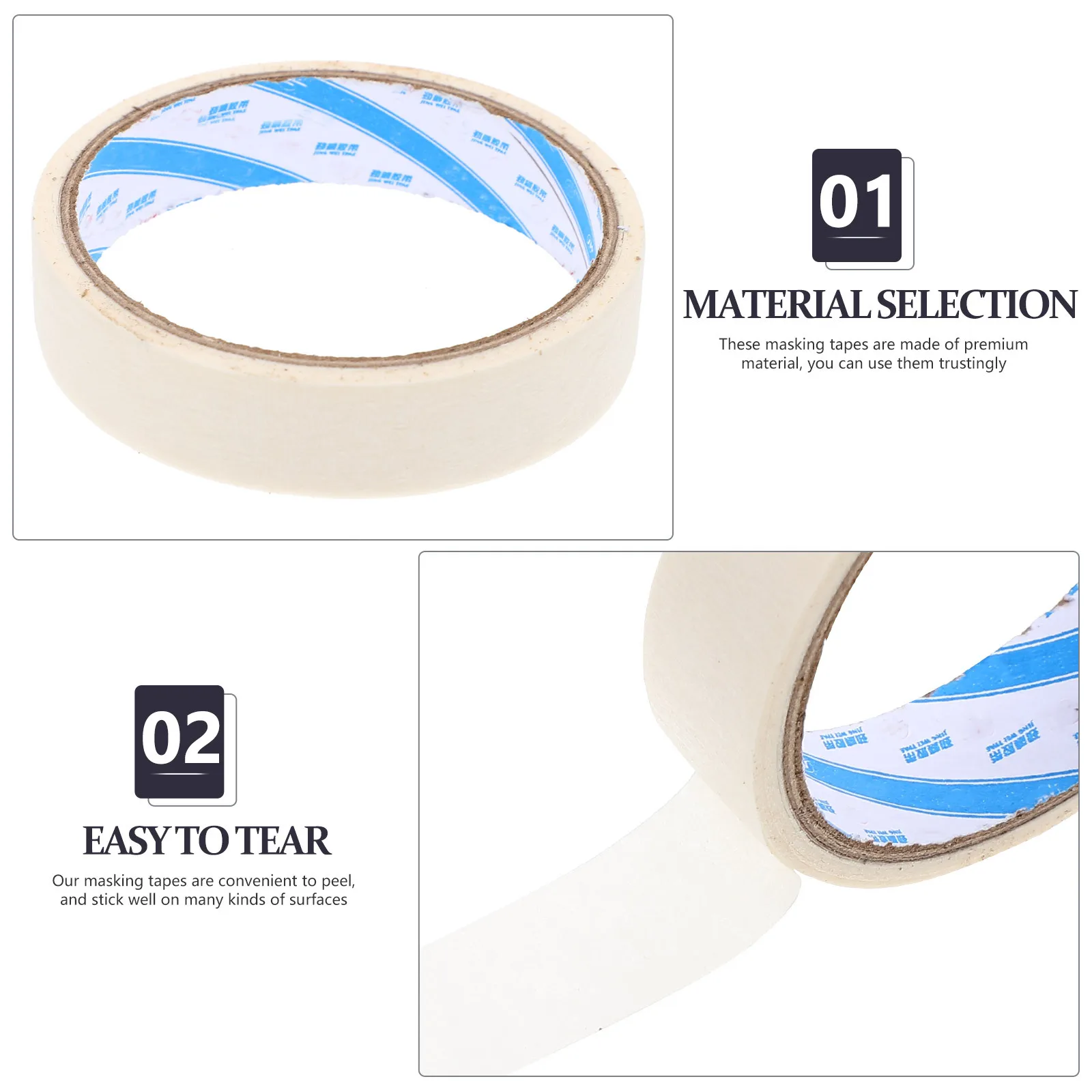 10 قطعة إخفاء قابل للكتابة لتقوم بها بنفسك أشرطة فنية للحرف اليدوية للمدرسة القرطاسية اللوحة مشاريع بقايا خالية شريط لاصق قابل للإزالة #2