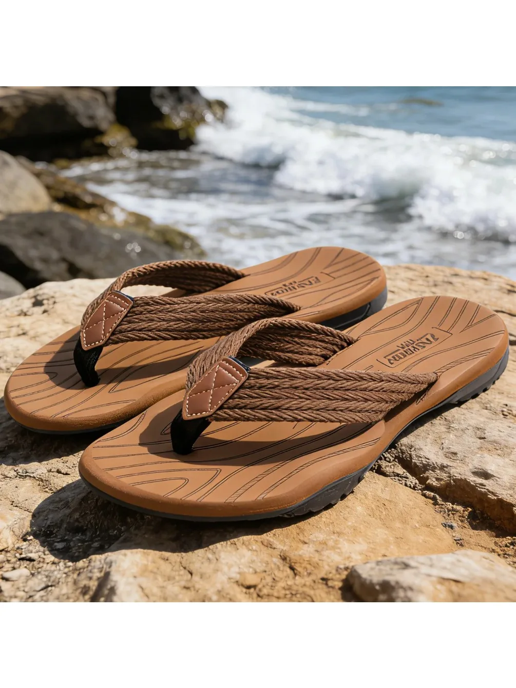 Sommer-Essentials: Schnelltrocknende Herren-Flip-Flops, Rutschfeste Komfortable EVA-Sandalen für Strand, Dusche & Innen- und Außenbereich