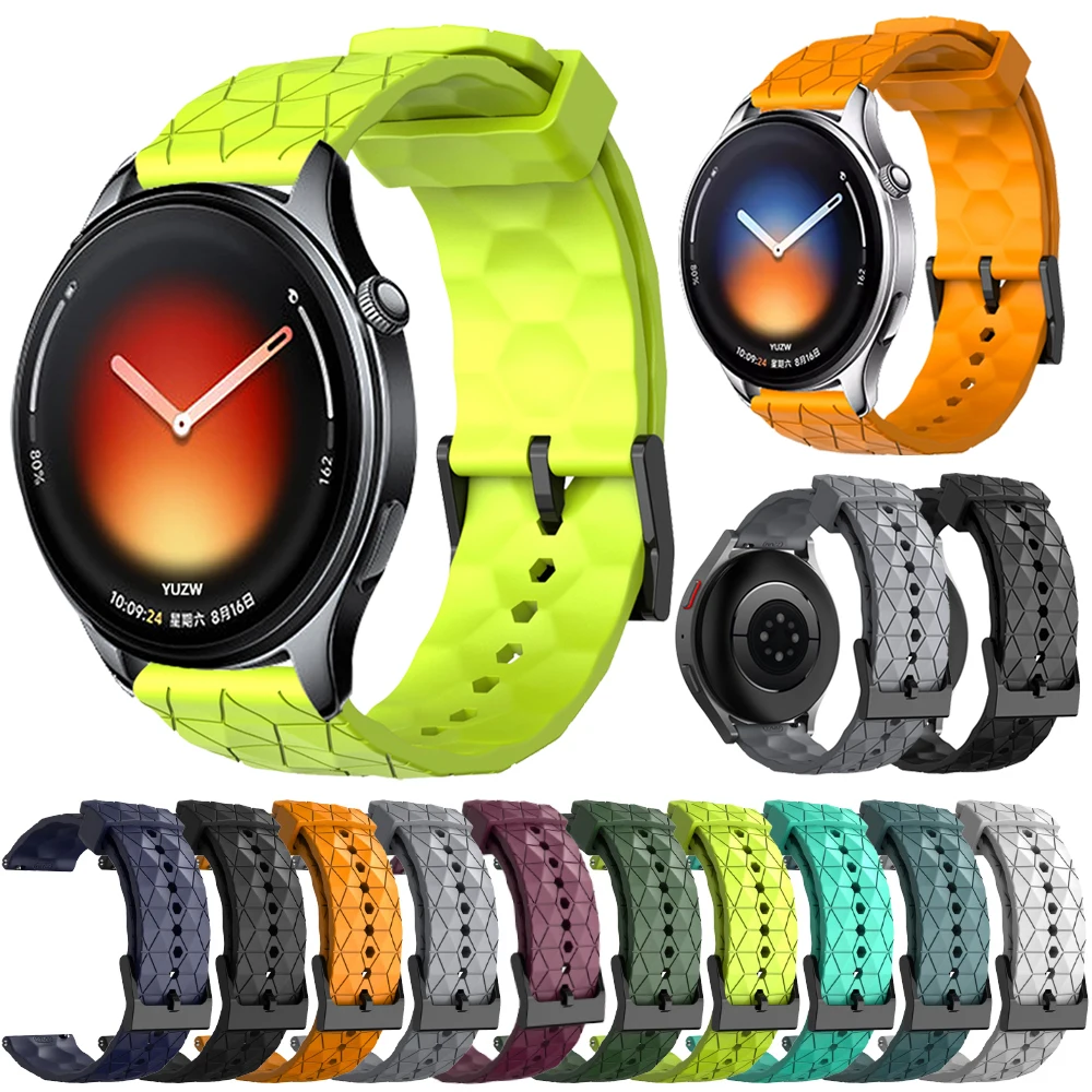 22mm Silikonarmband für Xiaomi Watch 5 2 Pro Smartwatch Band für Xiaomi Mi Watch Color 2 S4 Sport S3 S2 S1 Active Correa Armband