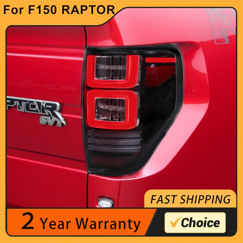 Car Styling for Ford F150 LED Taillights 2008-2014 Ford Raptor Tail Lights DRL Turn Signal Brake Light Fog Light Reversing Light